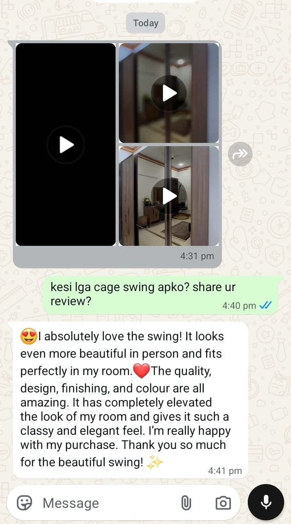 Customer chat review