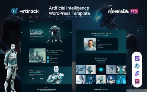 Artirock - Artificial Intelligence And Technology WordPress Theme theme free