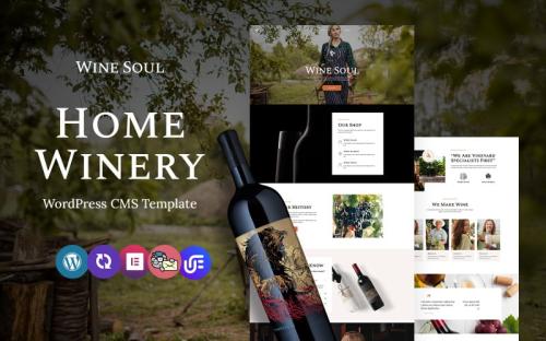 Winesoul - Wine And Winery WordPress Elementor Theme theme free