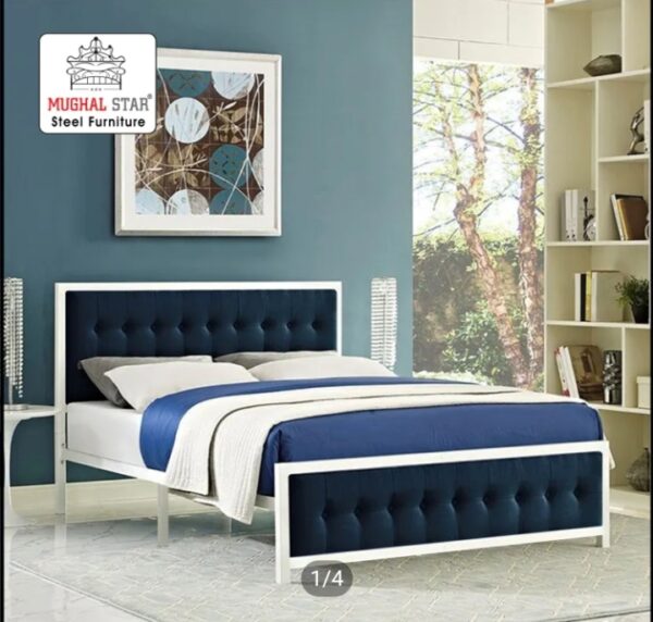 "AlloyDream Double Bed: Stylish Comfort for Your Dream Space"