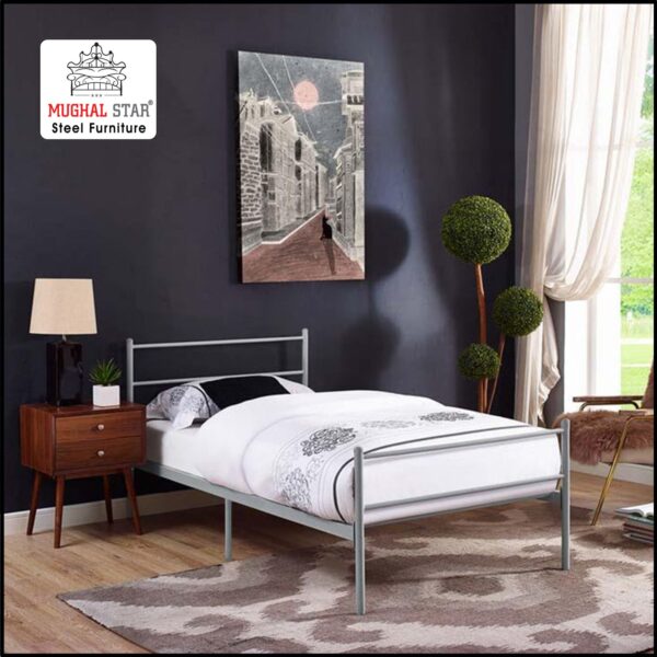 Simplify Bed Single Grey