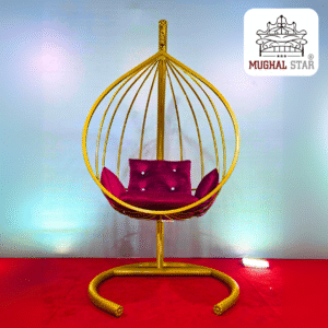 Royal Swing – Luxury Iron Hanging Chair for Indoor & Outdoor