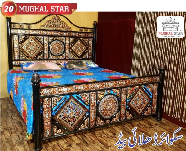 Square dhalai bed